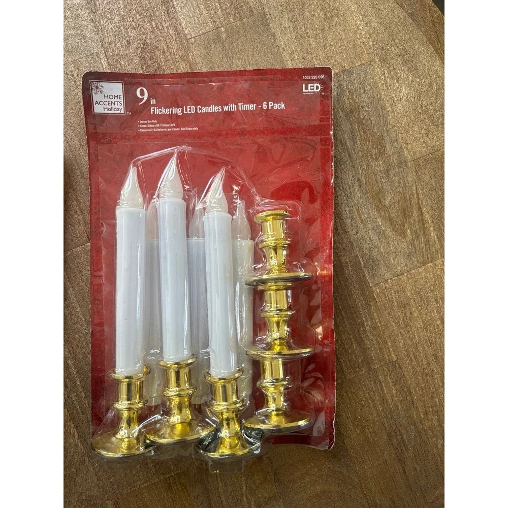 Holiday‎ Led flickering candles with Timer